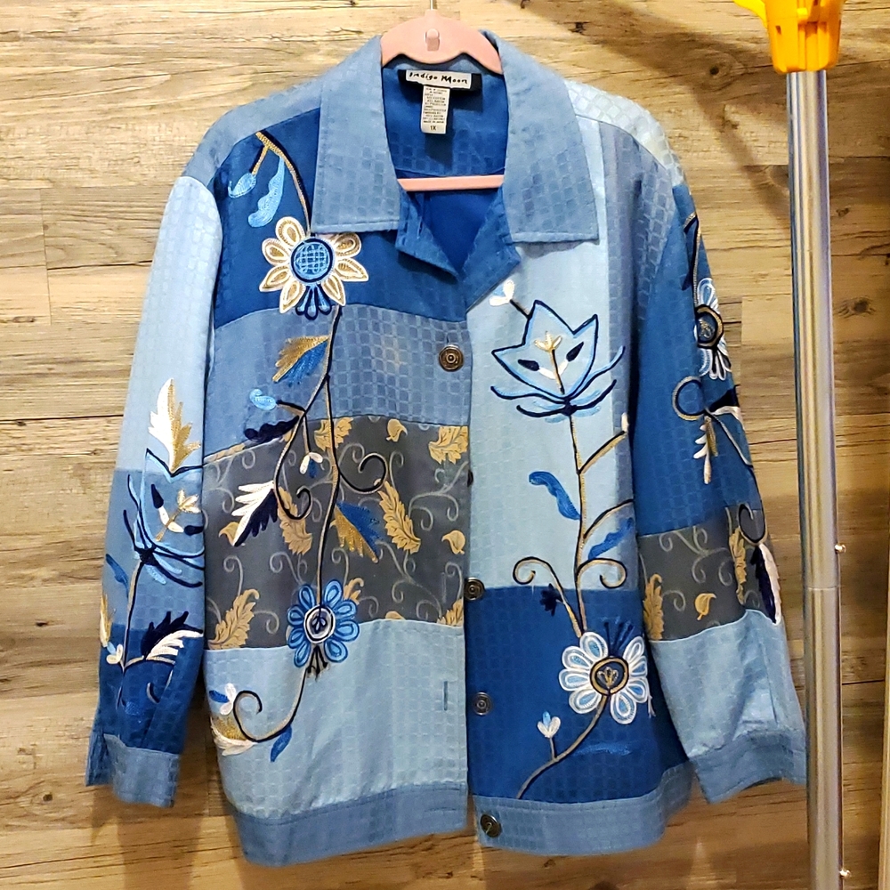 Indiglo Moon jacket, extra large, Blue